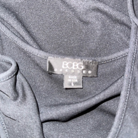 O44 BCBG Black Mini Dress - Picture 4 of 5